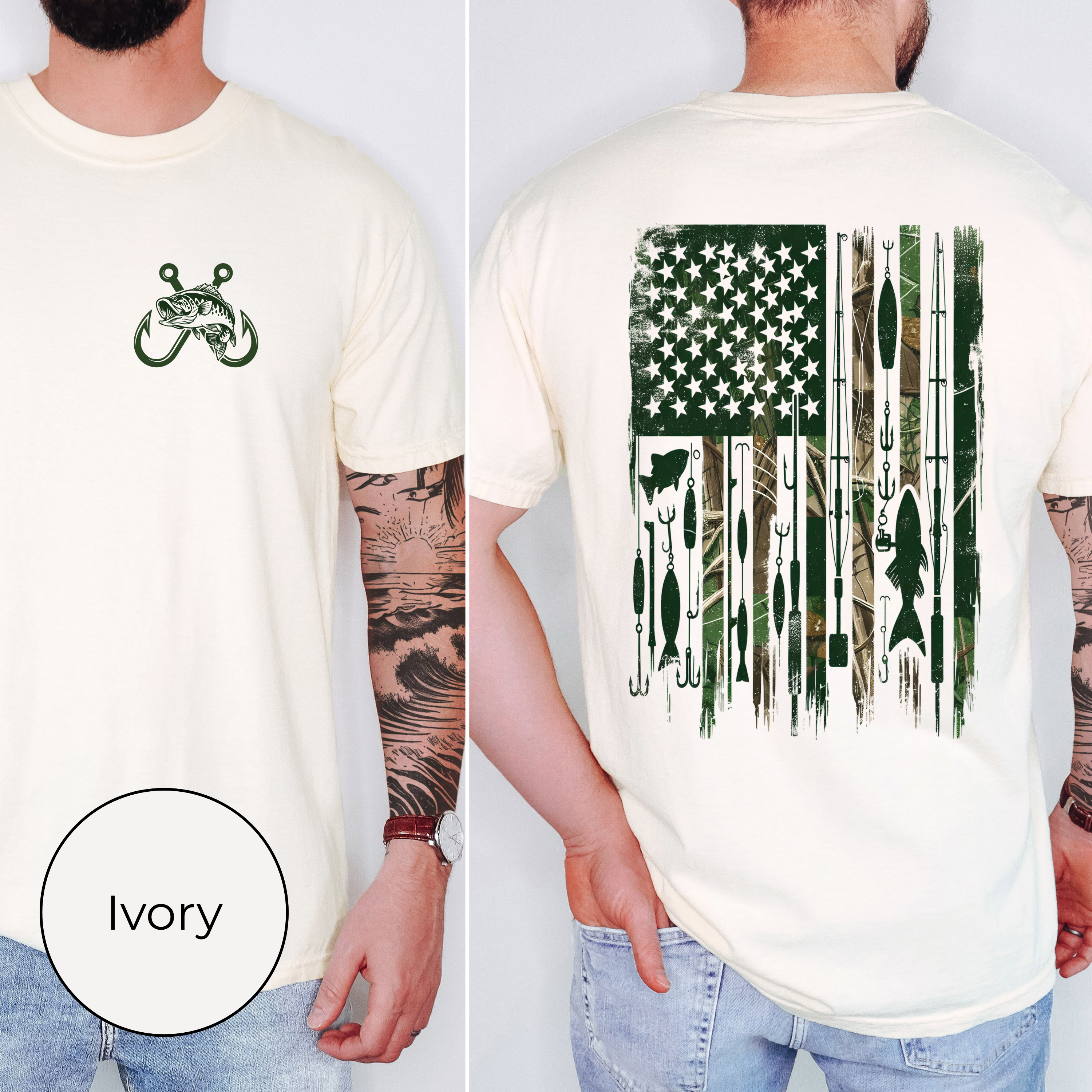 American Angler Flag Tee