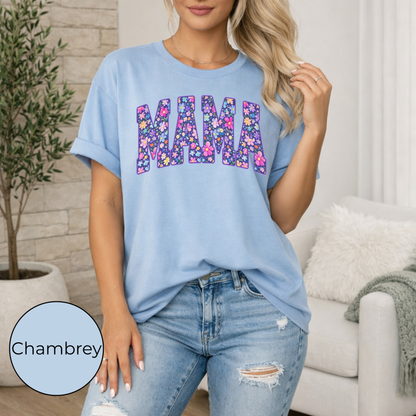Floral Mama Statement Tee