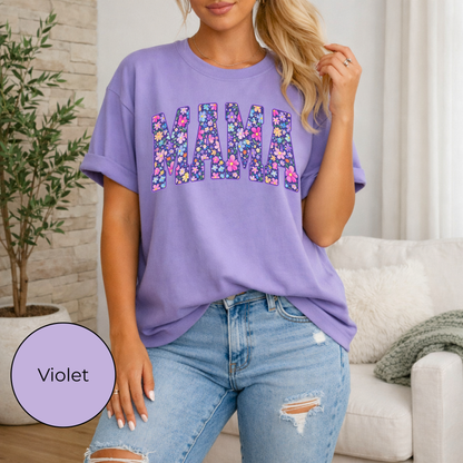 Floral Mama Statement Tee