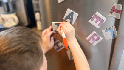 Magnetic Letter Tracing Set