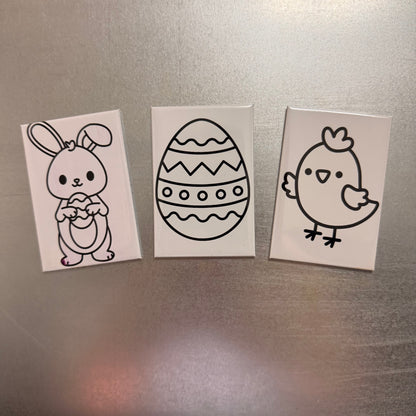 Easter Activity Magnet Set – Reusable Coloring Magnets