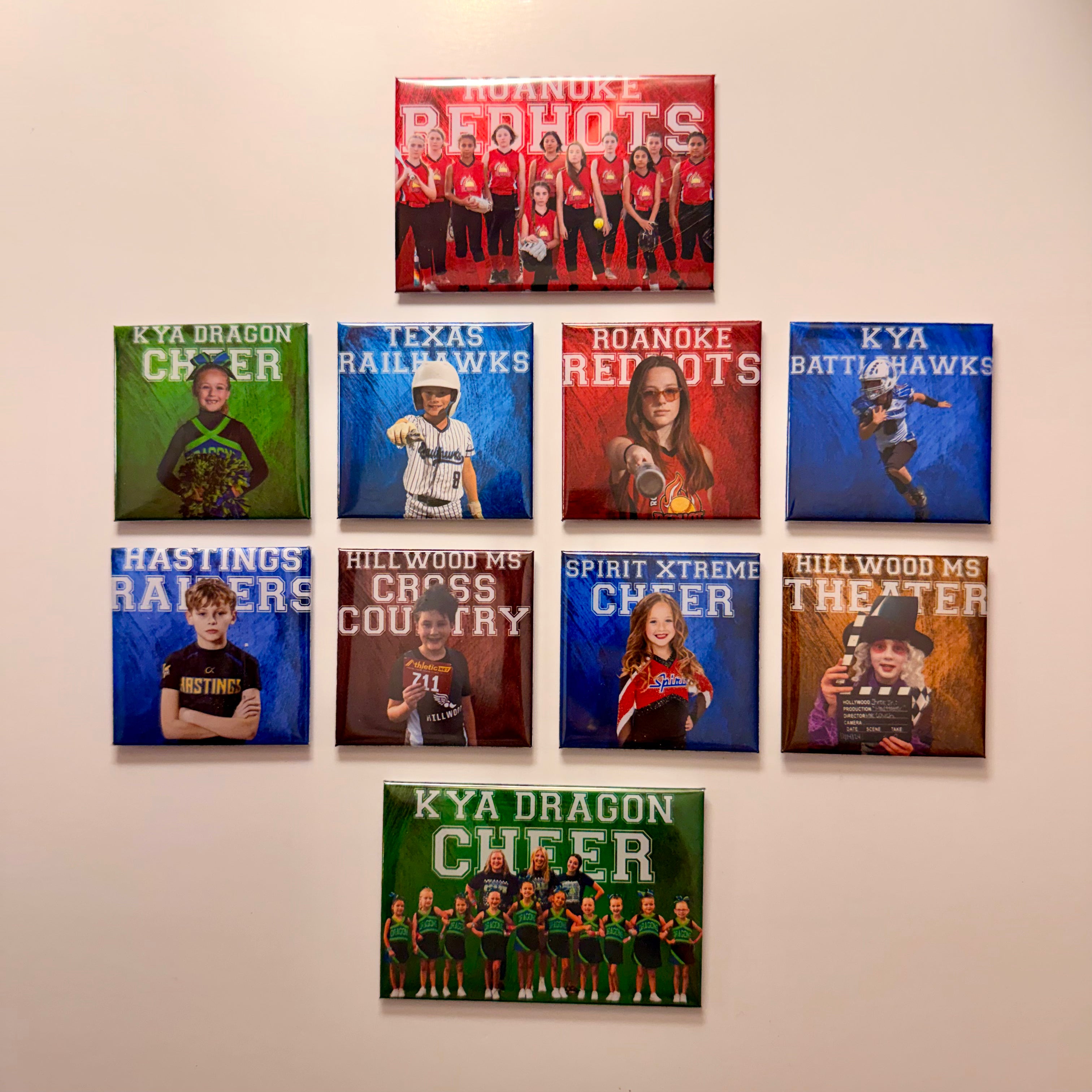 Custom Sports Photo Magnets | Team & Individual
