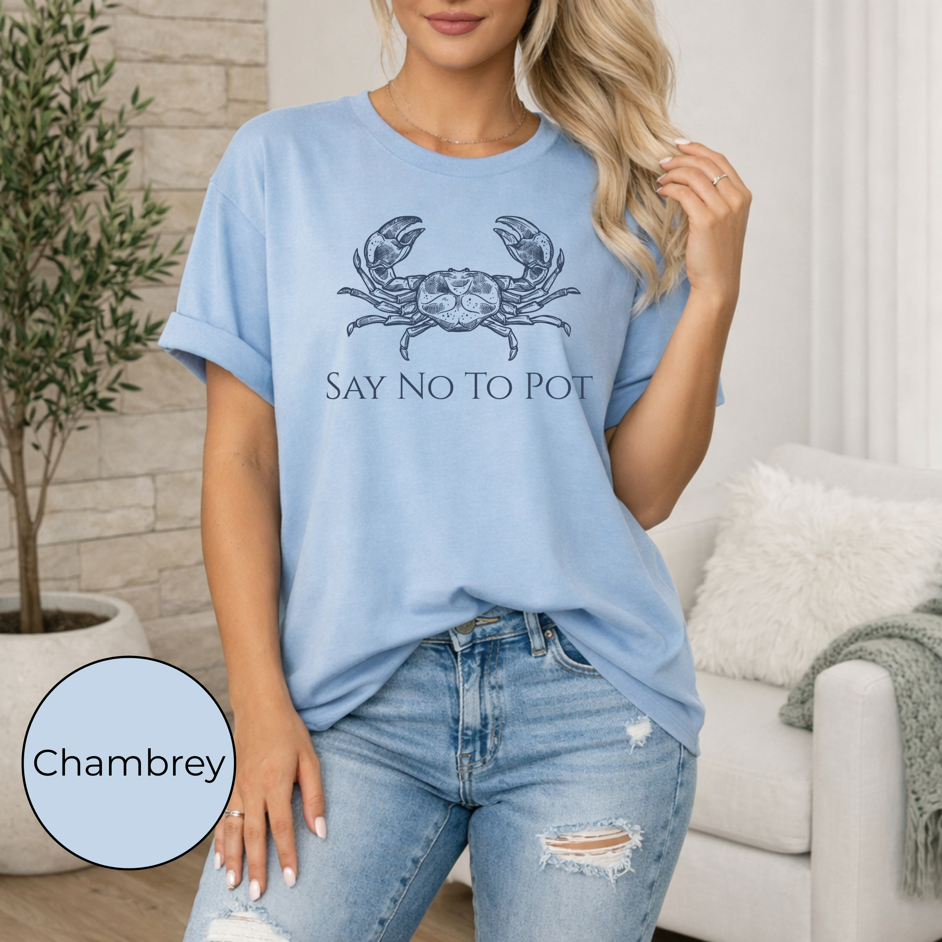 Say No To Pot Crab Tee