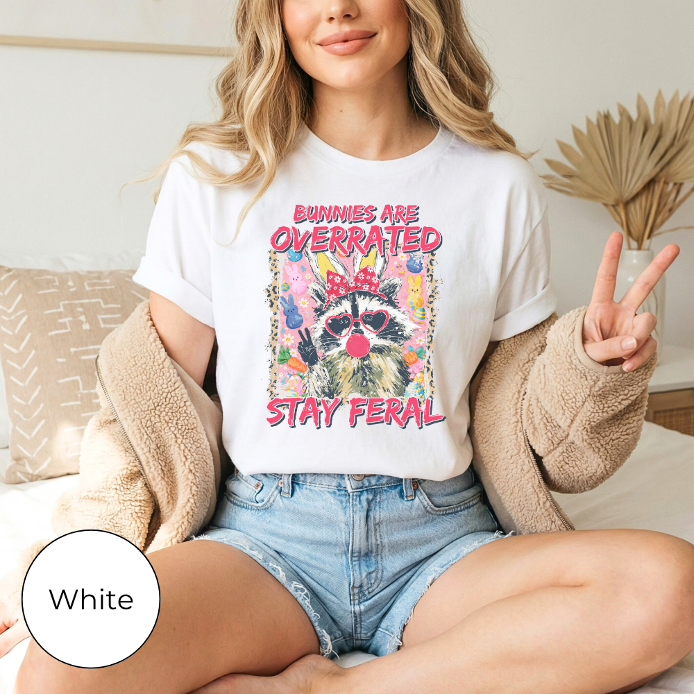 Bunnies Are Overrated Easter Graphic Tee