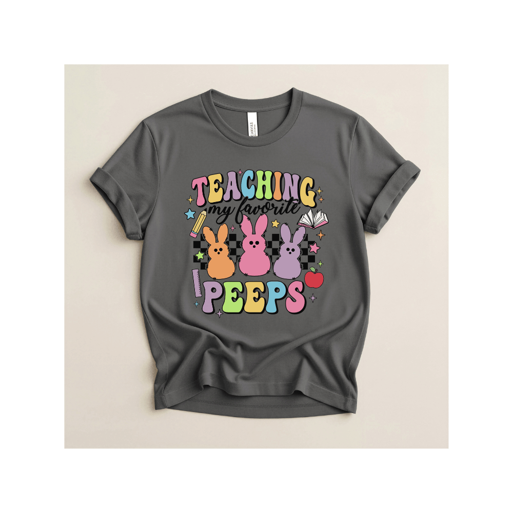 Teaching Peeps Easter Teacher Graphic Tee