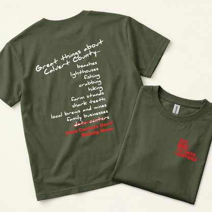 Data Centers Don't Belong Here Tee