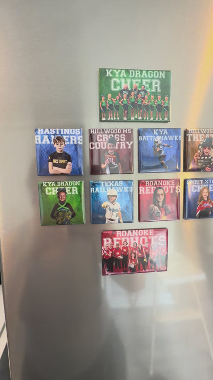 Custom Sports Photo Magnets | Team & Individual